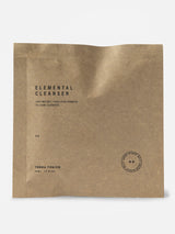Terra Tonics Elemental Cleanser Refill – Umweltfreundliche Verpackung in minimalistischem Design mit hochwertigem Papiermaterial.