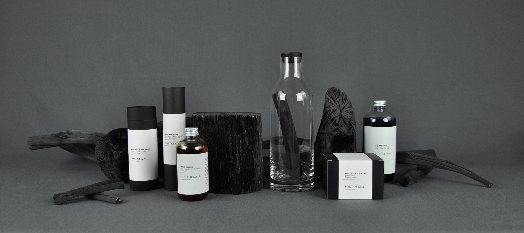 Sort Of Coal - Binchotan Aktivkohle Produkte | Eichenholz Essig | Weiße Kohle | reinigender Effekt | filtert Wasser von Schadstoffen | Shop Online | badinform