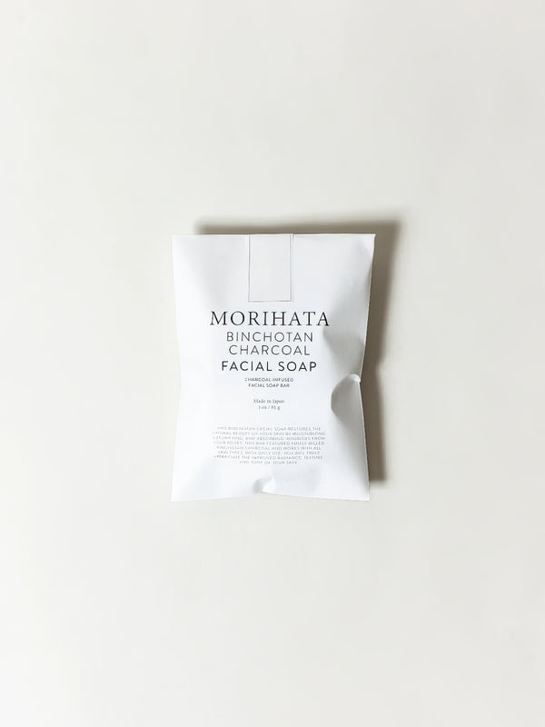 Morihata Binchotan Charcoal Facial Soap, Gesichtsseife mit der reinigenden Kraft der Binchotan-Kohle, online bei BFORM erhältlich