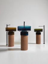 badinform | antoniolupi Borghi-Bolgherin Waschbecken | Kork Sockel und Christalmood Waschbecken by Antonio Lupi | Onlineshop für Duft und Design | BFORM