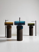 badinform | antoniolupi Borghi-Bolgherit Waschbecken | Kork Sockel und Christalmood Waschbecken by Antonio Lupi | Onlineshop für Duft und Design | BFORM