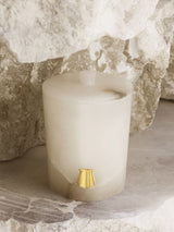 Trudon Hemera Duftkerze im Alabaster Gefäß | Duftnoten: frisch - würzig - sinnlich, Koriander und Rosa Pfeffer | 270g | BFORM