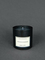 MAD et LEN | Duftkerze Petit Papiers - Bougie Apothicaire - 300g black wax | Shop Online | BADINFORM