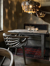 Zambia Chair von Hoffz Interior aus Teakholz, hochwertiger Esszimmerstuhl aus Holz, Badinform, Bform