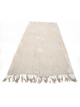 private0204 - sandfarbener Vintage Teppich aus gewaschenem Hanf | BADINFORM