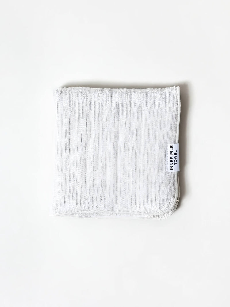Shinto Towels - Inner Pile Towel, ivory aus Osaka. Luftig, weiches Handtuch mit extremer Saugkraft, 100% Bio-Baumwolle