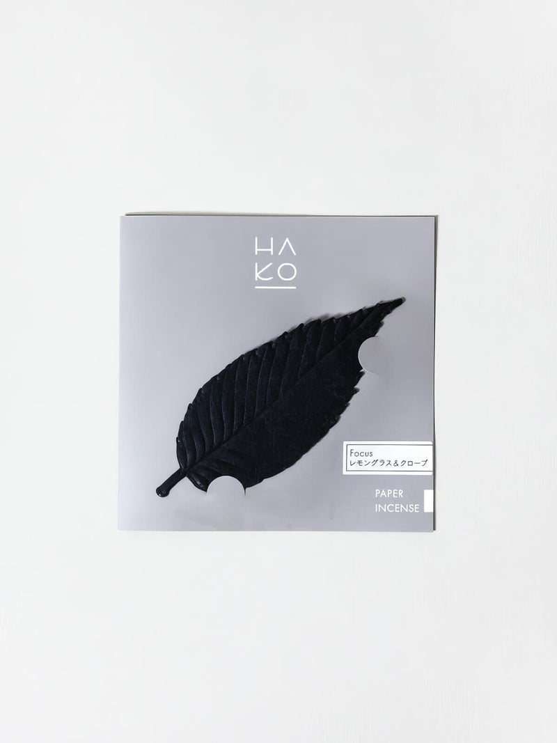 HA KO Paper Incense - No. 01 Black 'Relax' | Duftnoten: Vetiver, Zypresse, Hiba, Bergamotte