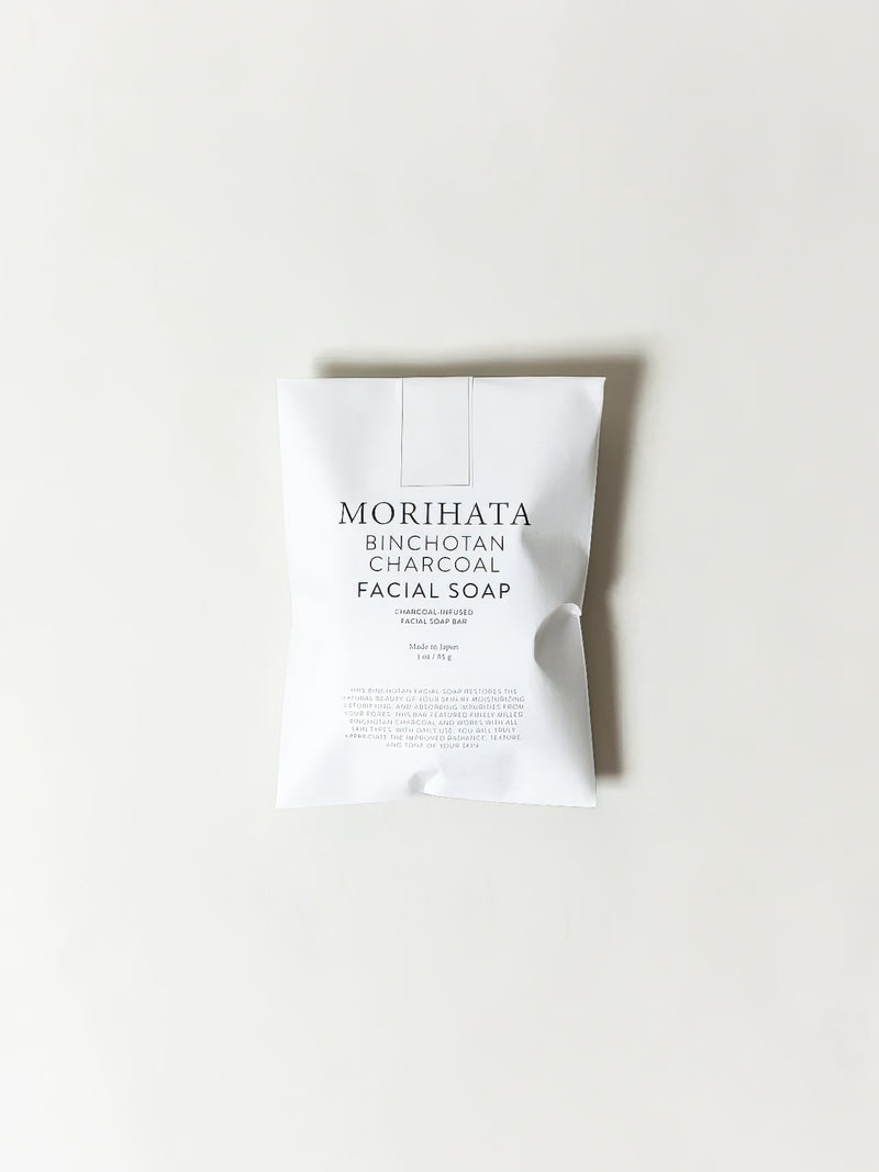 Morihata Binchotan Charcoal Facial Soap, Gesichtsseife mit der reinigenden Kraft der Binchotan-Kohle, online bei BFORM erhältlich