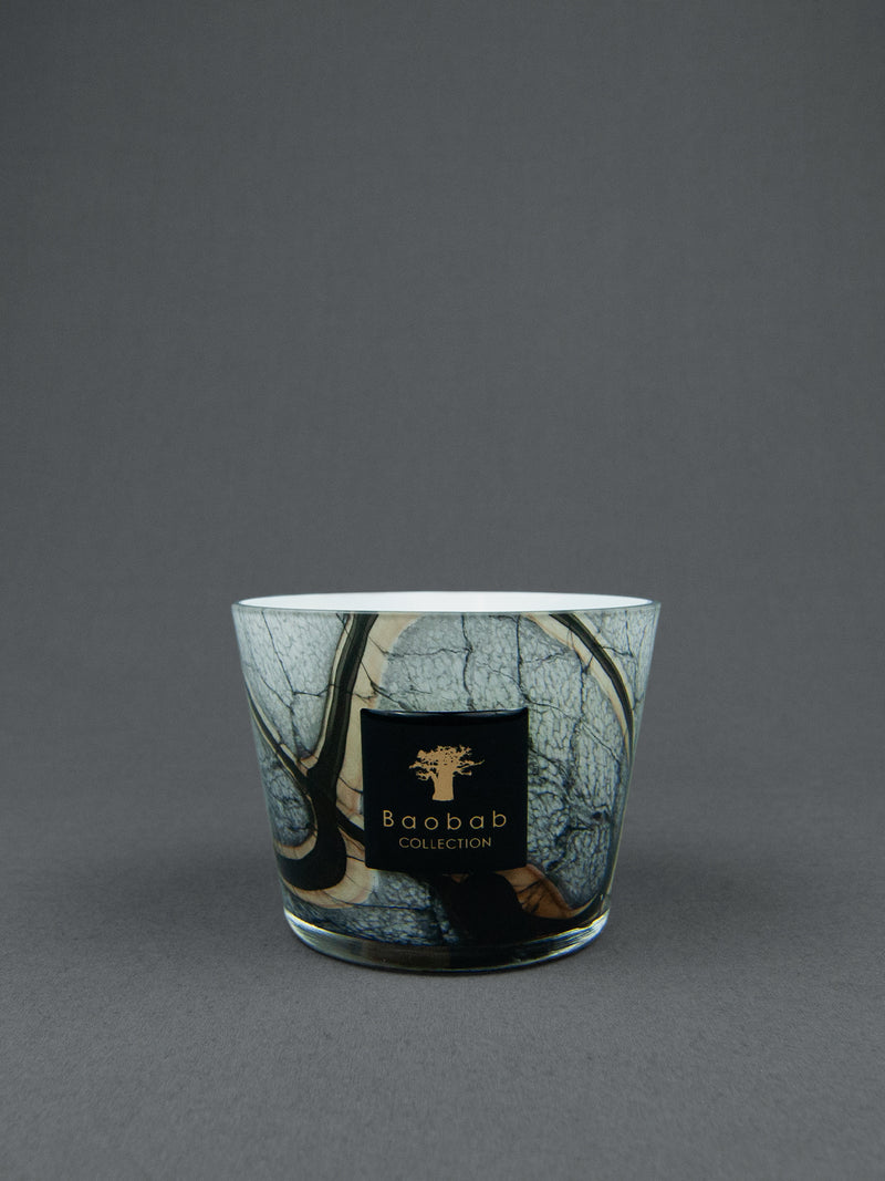 Baobab - Marble Duftkerze, Small - Duftnoten: Leder, Tuberose, Beeren - 60 Stunden Brenndauer | BADINFORM
