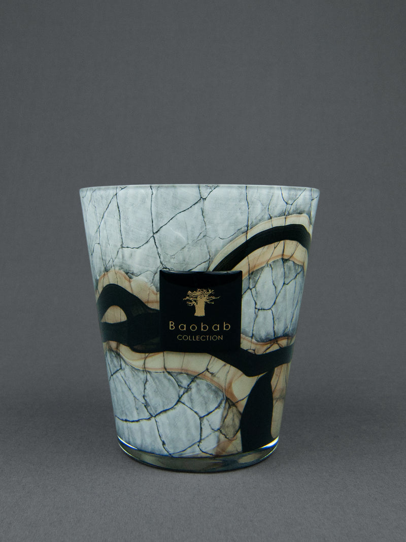 Baobab - Marble Duftkerze, Medium - Duftnoten: Leder, Tuberose, Beeren - 150 Stunden Brenndauer | BADINFORM
