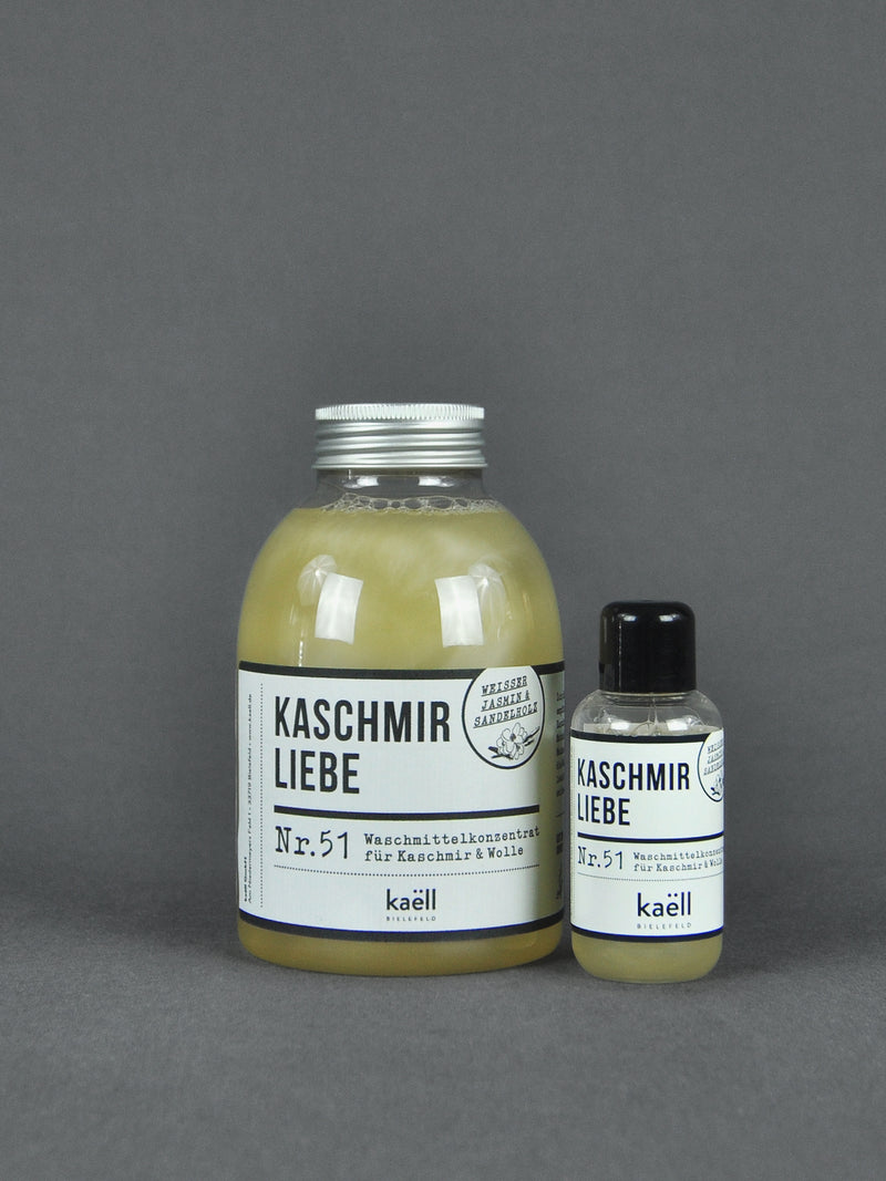 kaëll - KASCHMIRLIEBE Wollwaschmittel 50ml & 500ml | Jasmin und Sandelholz | Shop Online | BADINFORM