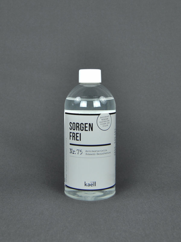 kaëll 'Sorgenfrei' Antibakterielle Schnell-Desinfektion | 500ml Desinfektionsmittel erhältlich bei BFORM 