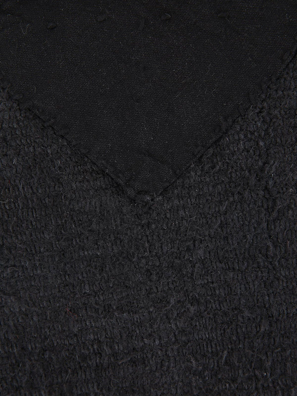 Private0204 - large Vintage Teppich aus Hanf in Dark Black | BADINFORM